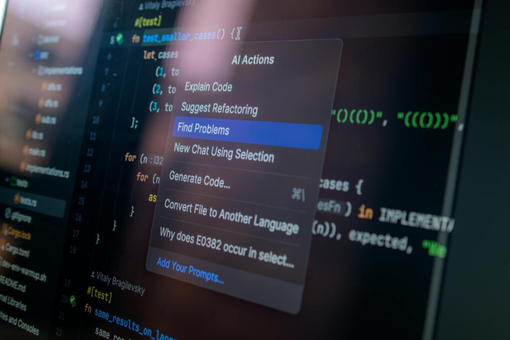 developer coding laptop, AI coding assistant IDE, software developer workspace |||TAGSPLIT||| AI coding assistants 2026, GitHub Copilot, Cursor, Claude Code, Windsurf, best AI tools for developers