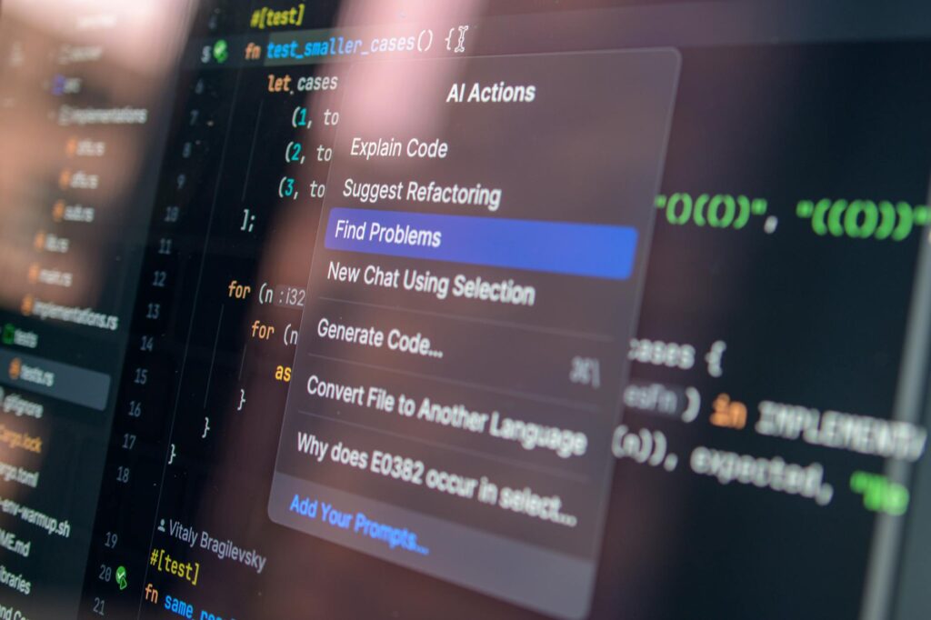 developer coding laptop, AI coding assistant software, programming workspace |||TAGSPLIT||| AI coding assistants 2026, GitHub Copilot, Cursor, Claude Code, Windsurf, best AI tools 2026
